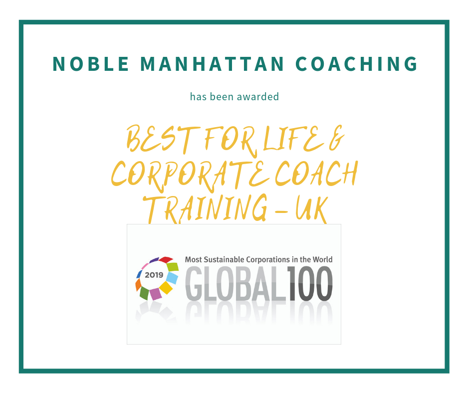 Best Company for Life and Corporate Coach Training 2019 Noble Manhattan Coaching